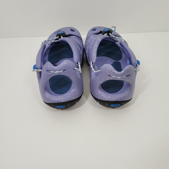 Mion Purple Floral Waterproof Hiking Swim Sandal Shoes Youth Girl Size 3 - Picture 5 of 6